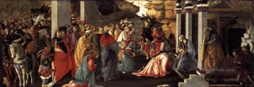 Adoración de los Reyes Magos Sandro Botticelli Pinturas al óleo